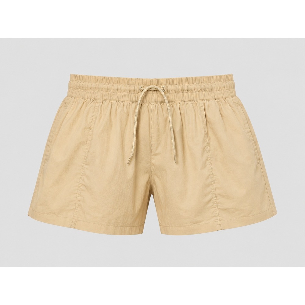 Columbia Womens Tan Recycled Nylon Active Hiking Shorts Size L 3in Inseam AL4514